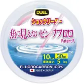 Duel Fish Cannot See Pink 30 M Fluorocarbon