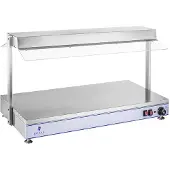 Royal Catering Värmeplatta med 4 halogenlampor - 2000 W - rostfritt stål