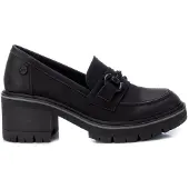 Refresh för kvinnor. 17141702-NEGRO Loafers med svart spänne -Hög klack 6cm (40), 5 till 8 cm, Ingen, Casual, Läderimitation, Klassisk