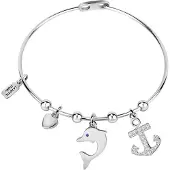 La Petite Story Bangle Ss Charm Message Love Armband
