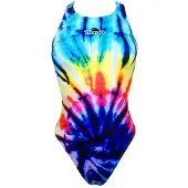 Turbo Wide Strap Swirl Baddräkt