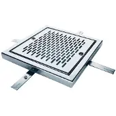 AstralPool Rostfritt Stål 00287 Aisi304 Avloppsgaller I 500x500mm