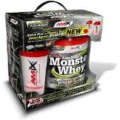 Amix Anabolic Monster Vassleprotein Banan Och Jordgubbe 2.2kg
