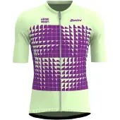 Santini Liege Bastogne Korta ärmar Cykeltröja