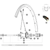 Mavic Ksyrium Pro Exalith 17c Bakfälg