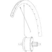 Mavic Rear Ksyrium S Disc Ebm Landsvägscykelfälg