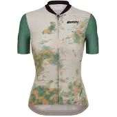 Santini Marble Slim Fit Korta ärmar Cykeltröja