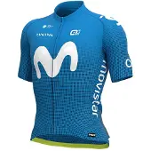 ALÉ Movistar Team 2020 Pr-r Korta ärmar Cykeltröja