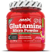 Amix Glutamin Mikropulver Aminosyror Melon Och Kiwi 360g