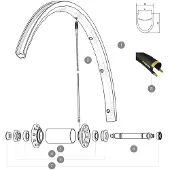 Mavic Ksyrium Pro Exalith 17c Framfälg
