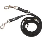 JULIUS K-9 K9 C&G dressyr/koppel svart/grå 14 mm/2,2 m