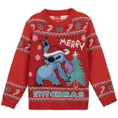 Disney Knitted Christmas Stitch Tröja