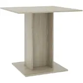 vidaXL Matbord sonoma-ek 80x80x75 cm spånskiva