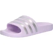 Adidas Pantolette 'ADILETTE AQUA' lila / silver