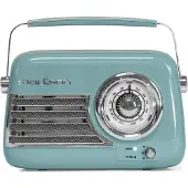 Madison Retro Radio m. Bluetooth och FM (blå)