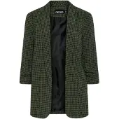 Pieces Boss 3/4 Printed Blazer