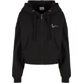 Karl kani Sweatjacka 'Essential' svart / vit