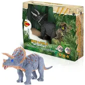 Tachan Gående Triceratops-figur Med Ljus Och Ljud