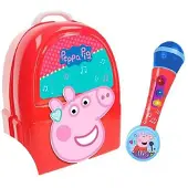 Reig Musicales Peppa Pig And Camer Backpack 23 Cm Mikrofon