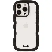 Holdit iPhone 16 Pro Max Skal Wavy Svart/Transparent