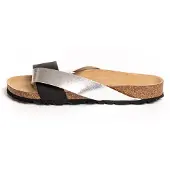Bayton Pantolette 'Mildura' svart / silver