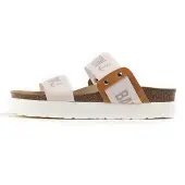 Bayton Pantolette 'Solar' beige / brun