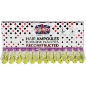 RONNEY Hair Ampoules Intensive Plancenta Reconstructed 12 x 10 ml