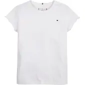 Tommy Hilfiger Essential Slim Ruffle Short Sleeve Top