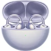 Huawei FreeClip - True wireless-hörlurar med mikrofon - öppet öra - montering över örat - Bluetooth - lila