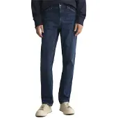 Gant för män. 1000261 Jeans med normal passform blå (30/34), Casual, Bomull, Denim