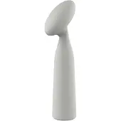 Nude Glass Luna - minivibrator wand - uppladdningsbar - grå
