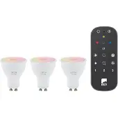 Eglo CONNECT-Z GU10 Smarta Glödlampor - 3-pack med Fjärrkontroll - 345 lm