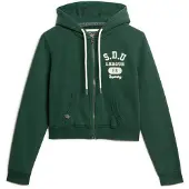 Superdry för kvinnor. W2012164A Athletic Essentials Sweatshirt grön (L), Casual, Bomull