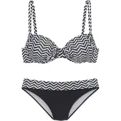 Jette Bikini svart / vit
