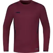 Jako Sport sweatshirt vinröd / svart