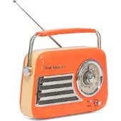 Madison Retro Radio m. Bluetooth och FM (orange)
