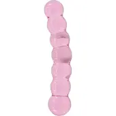 Glassy Rose Bubble Dildo