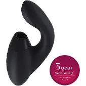 Womanizer Duo 2 - G-punktsvibrator och klitorisstimulator - svart