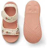 Liewood Sandal mörkgrön / persika / pastellrosa