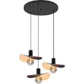 Eglo Hänglampa Saceda, dimbar, Svart, Vardagsrum / matsal, Metall, Modern, Pendellampa