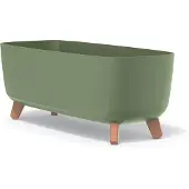 Prosperplast Gracia Case planteringskruka 58 x 24 x 23,5 cm, jordnära grön