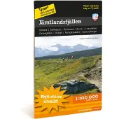 Jämtlandsfjällen Fjällkarta Tyvek vandringskarta