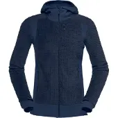 Norrøna - Vandringskläder dam - Falketind Alpha120 Zip Hood W Indigo Night för Unisex - Storlek XS - Marinblå