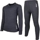 Lindberg Merino Set Jr Black Melange