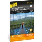 Storlien Sylarna Helags Ramundberget 1:50.000 vandringskarta, utanför Finland