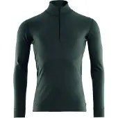 Aclima WarmWool Mock Neck with Zip Man Green Gables