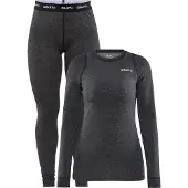 Craft WOOL MERINO SET W W Black Melange