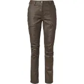 Chevalier Women's Vintage Pants Leather Brown