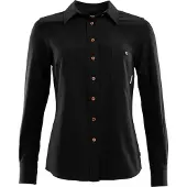 Aclima LeisureWool Woven Wool Shirt Woman Jet Black
