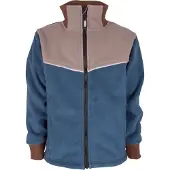 Lindberg Kids' Stormy Jacket Windfleece Grey/Dark Blue